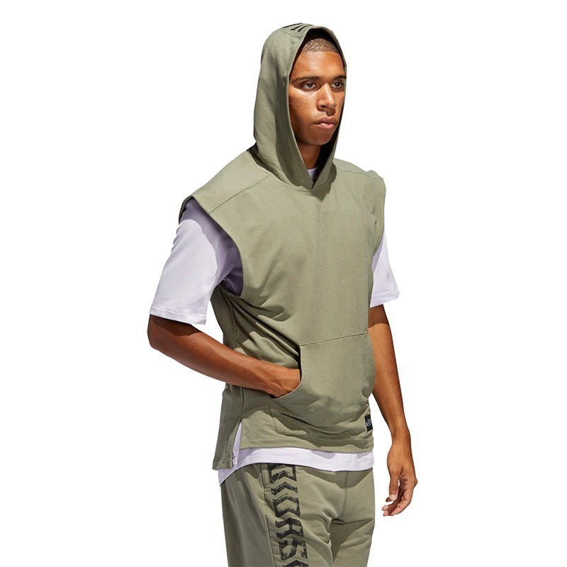 Adidas Tko Hooded Tee Kapüşonlu Kolsuz T-Shirt Haki