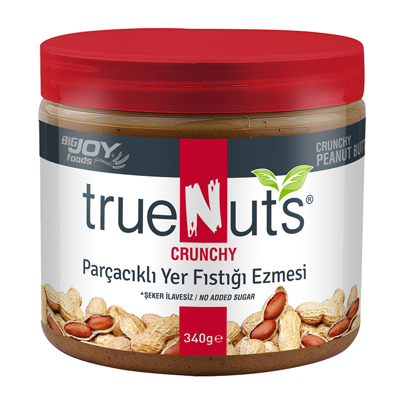 Big Joy Truenuts Crunchy Yer Fıstığı Ezmesi 340 Gr