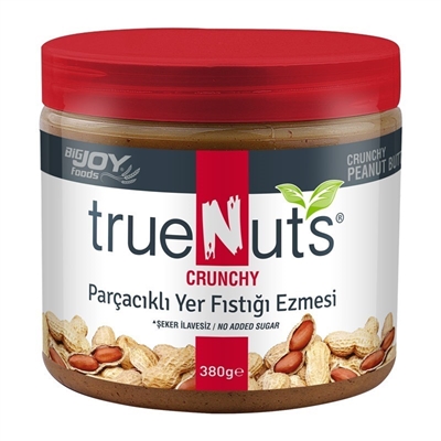 Big Joy Truenuts Crunchy Yer Fıstığı Ezmesi 380 Gr