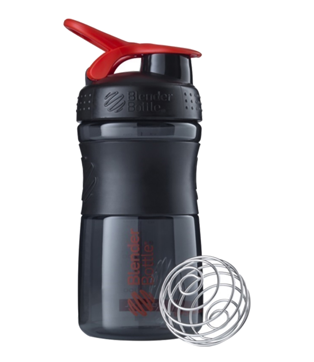 Blender Bottle Sportmixer Siyah Kırmızı 500 Ml
