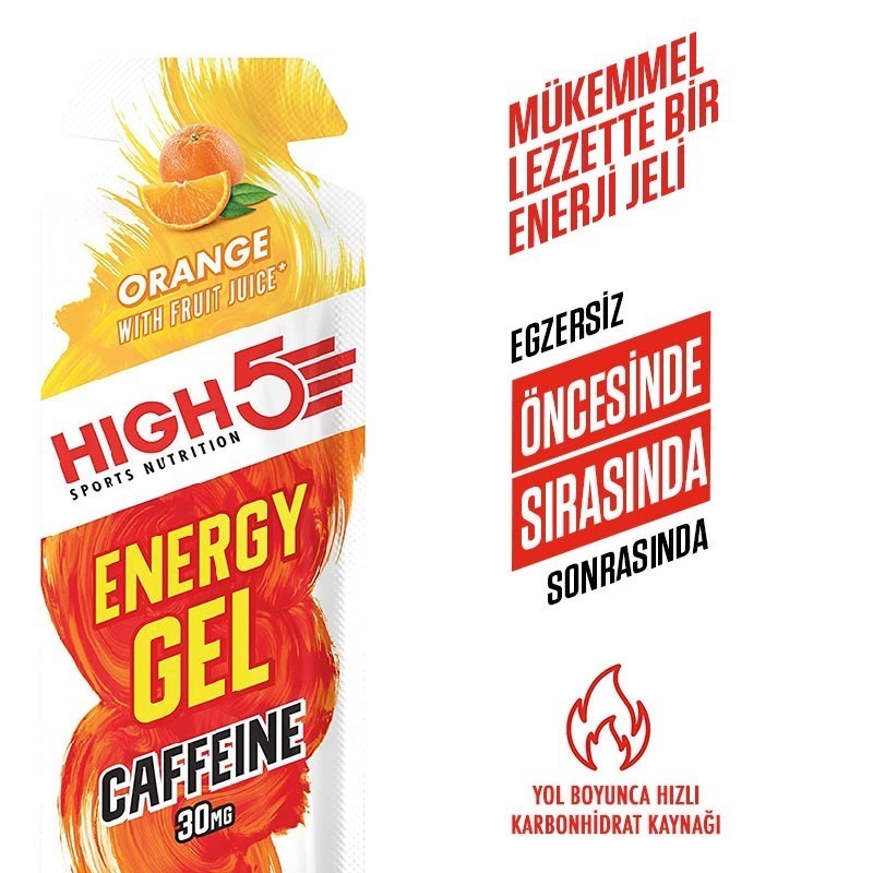 High5 Energy Gel Caffeine 40 Gr 20 Adet