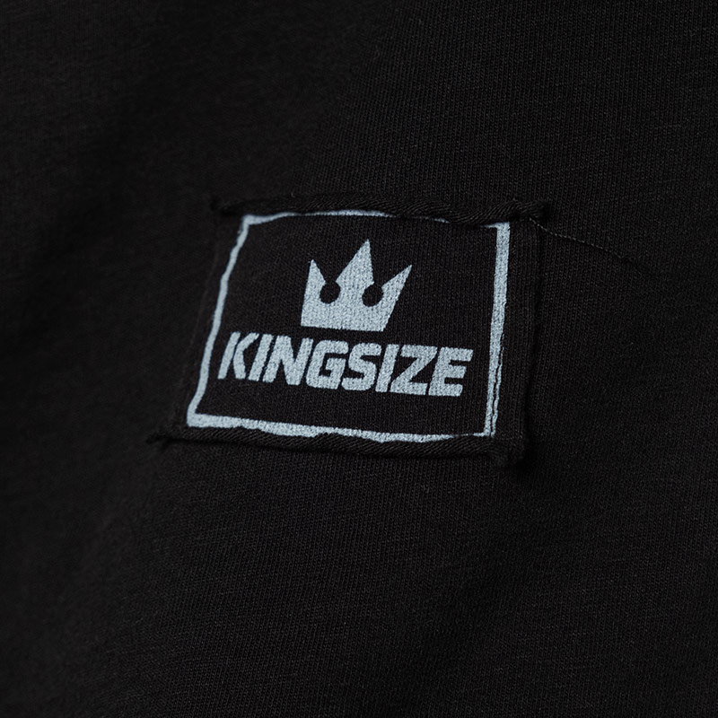 Kingsize Follow The King Uzun Kollu T-Shirt Siyah