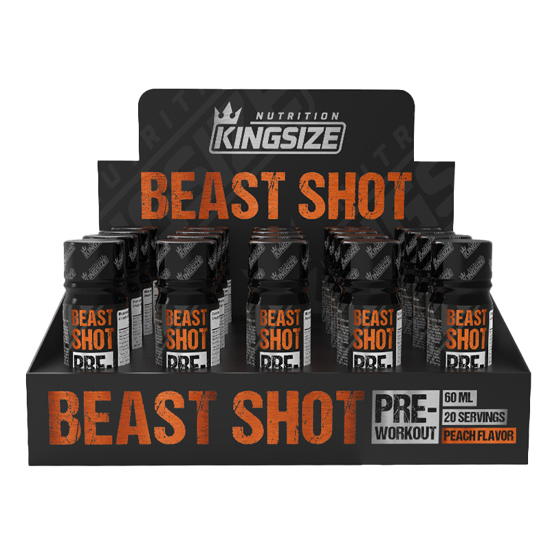 Kingsize Nutrition Beast Shot Pre-Workout 60 mL 20 Adet
