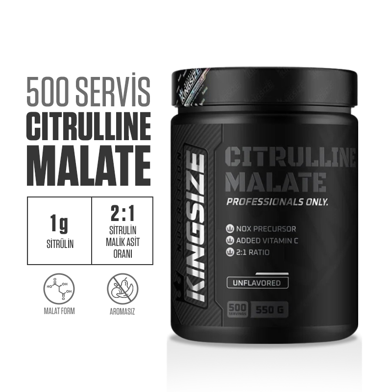 Kingsize Nutrition Citrulline Malate Powder 550 Gr