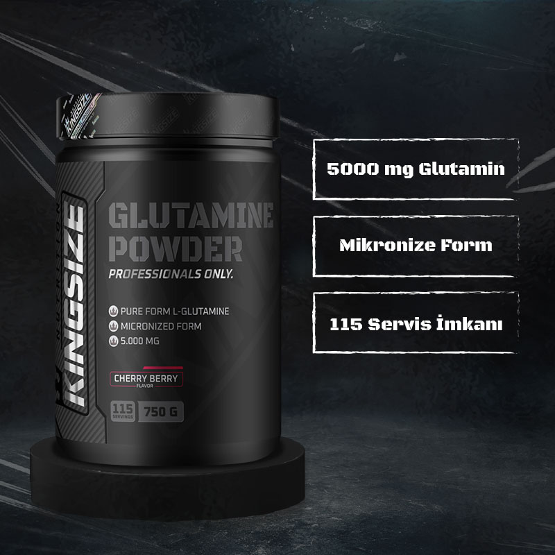 Kingsize Nutrition Glutamine Powder 750 Gr