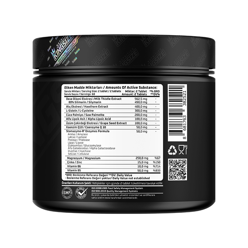 Kingsize Nutrition On Cycle 120 Tablet