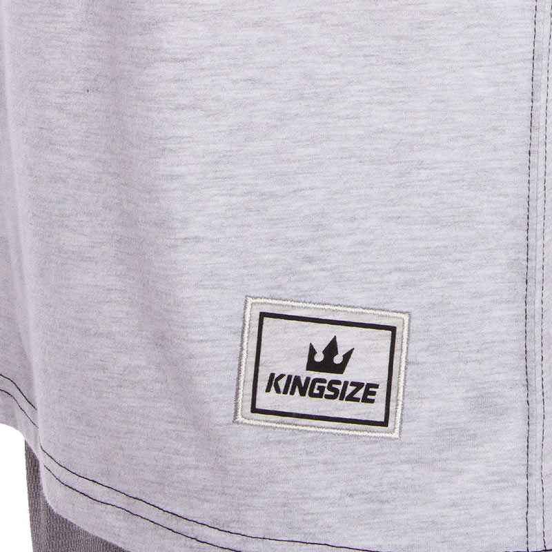 Kingsize Sbd Antrenman T-Shirt Açık Gri Melanj