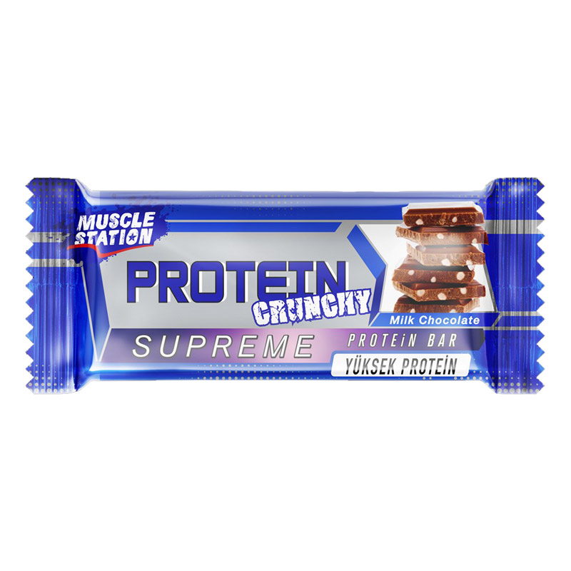Muscle Station Supreme Crunchy Protein Bar 40 Gr