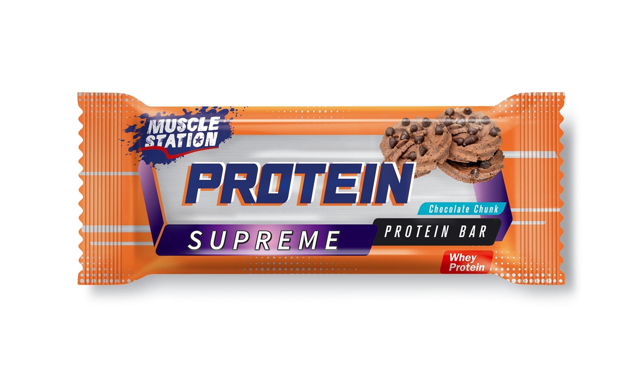 Muscle Station Supreme Protein Bar Chocolate Chunks 40 Gr 1 Adet