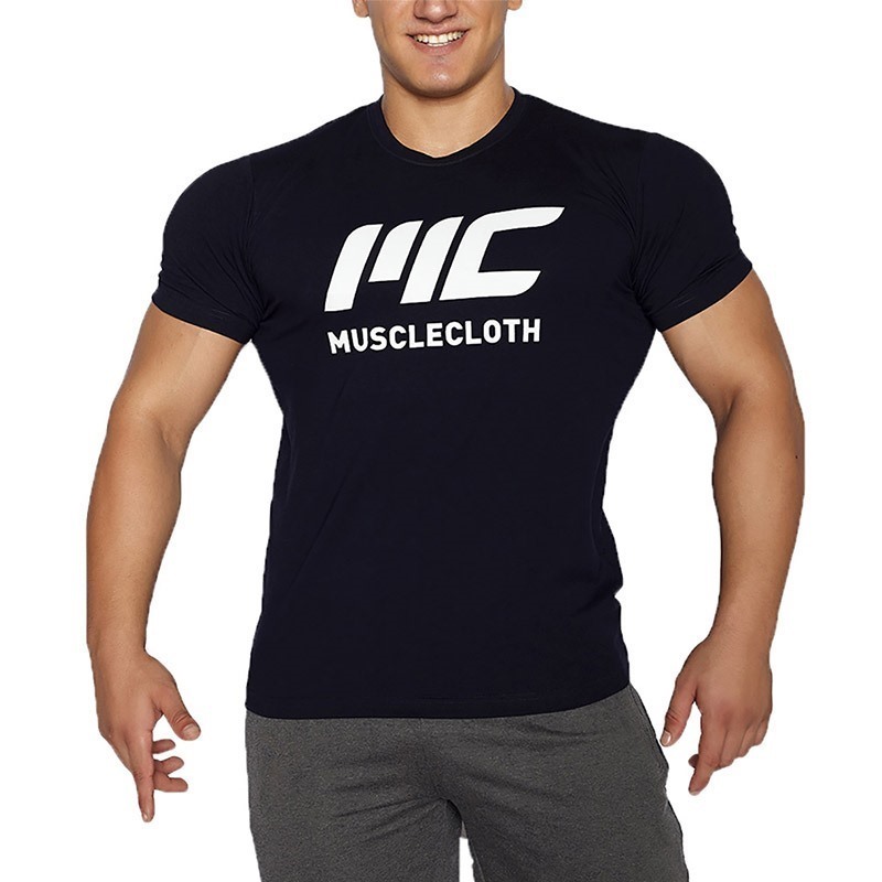 MuscleCloth Basic T-Shirt Lacivert