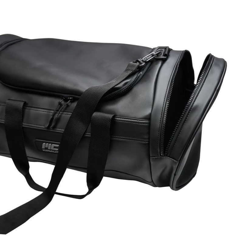 MuscleCloth Elite Duffel Bag Silindir Spor Çanta Siyah