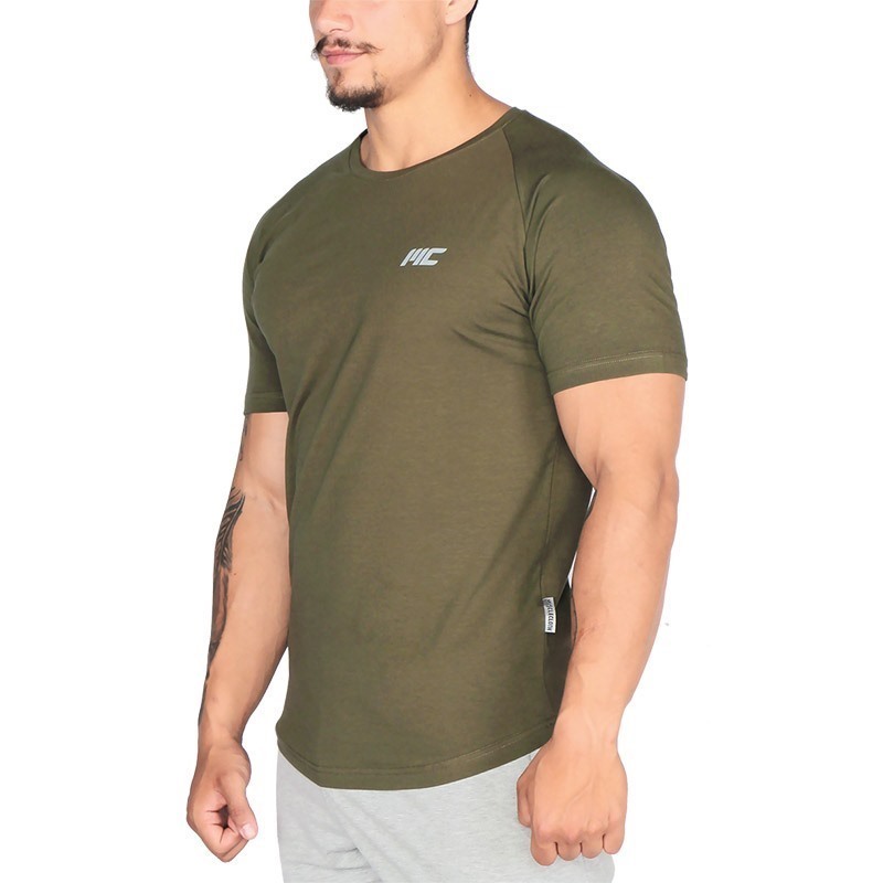 MuscleCloth Elite Reglan T-Shirt Haki