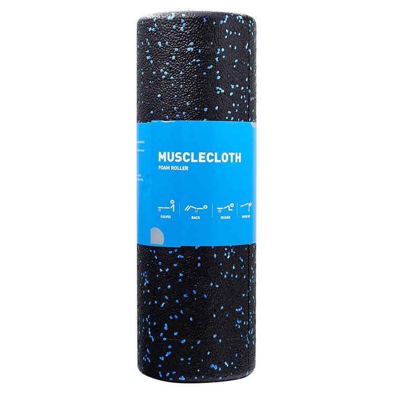 MuscleCloth Foam Roller Masaj Rulosu 45cm Siyah-Mavi