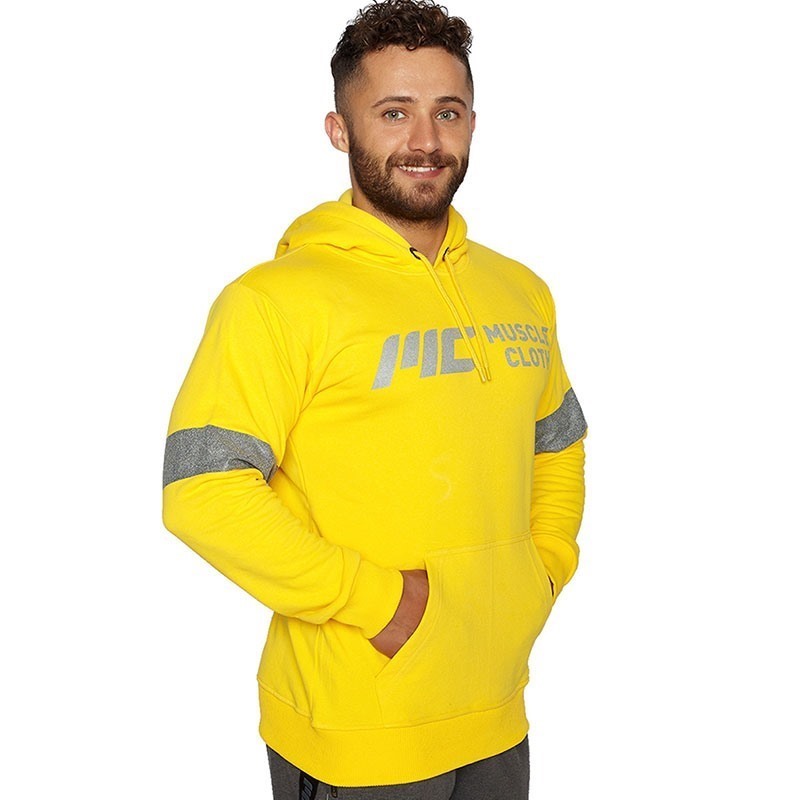 MuscleCloth Kapüşonlu Sweatshirt Sarı