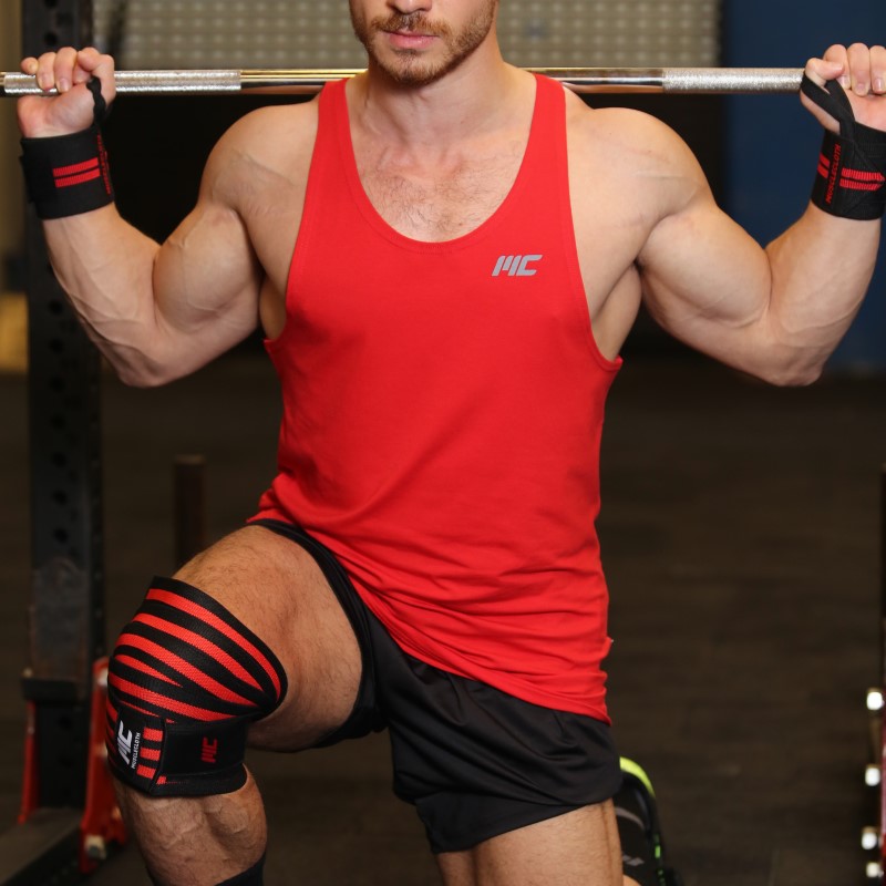 MuscleCloth Training Fitness Atleti Kırmızı