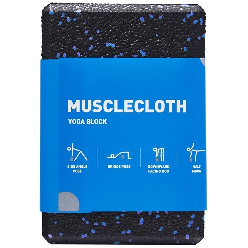 MuscleCloth Yoga Blok Siyah-Mavi