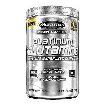 Muscletech Essential Series Platinum %100 Ultra-Pure Micronized Glutamine 302 Gr