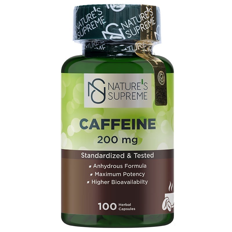 Nature's Supreme Caffeine 200 Mg 100 Kapsül