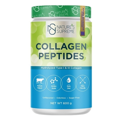 Nature\'s Supreme Collagen Peptides Powder 600 Gr