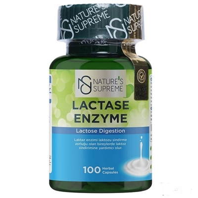 Nature\'s Supreme Lactase Enzyme 100 Kapsül