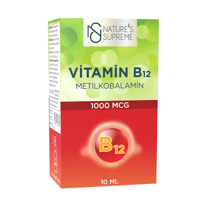 Nature's Supreme Vitamin B12 1000 Mcg Methylcobalamin 10 mL Sprey