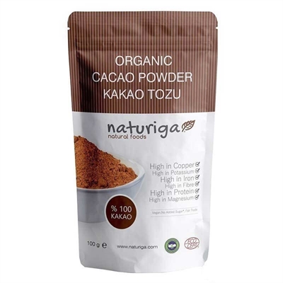 Naturiga Organik Kakao Tozu 100 Gr
