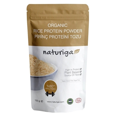 Naturiga Organik Pirinç Proteini Tozu 100 Gr