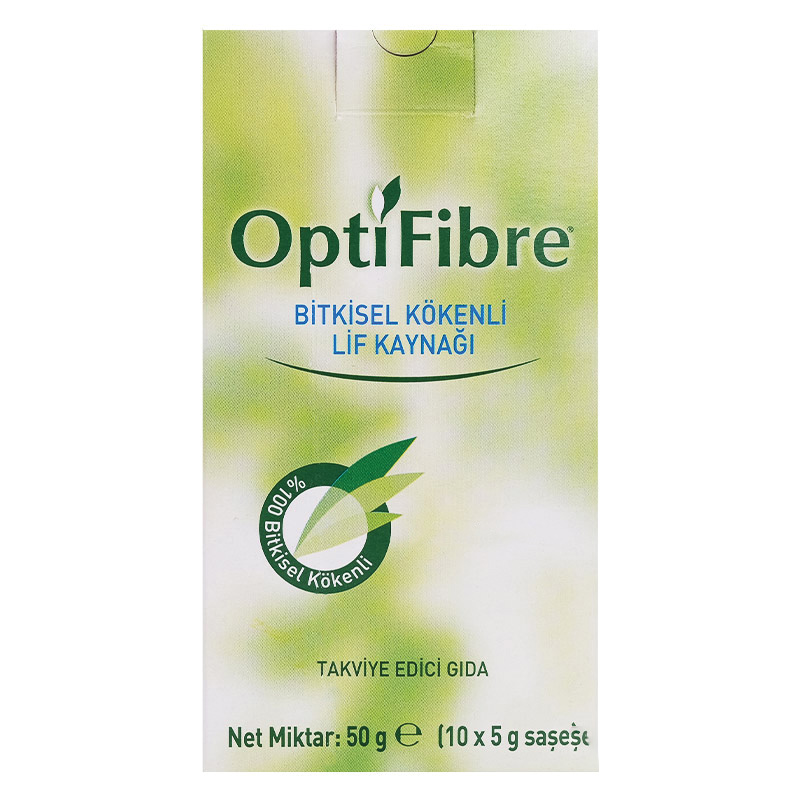 Nestle OptiFibre Bitkisel Lif Kaynağı 5 Gr x 10 Saşe 2 Adet