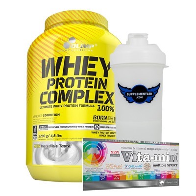 Olimp Whey Protein 2.2 Kg + Vita-Mineral Multivitamin Kampanyası