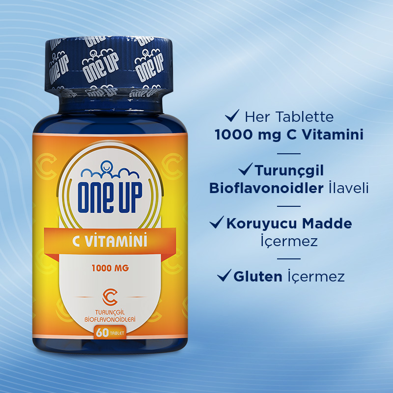 One Up C Vitamini 1000 Mg 60 Tablet