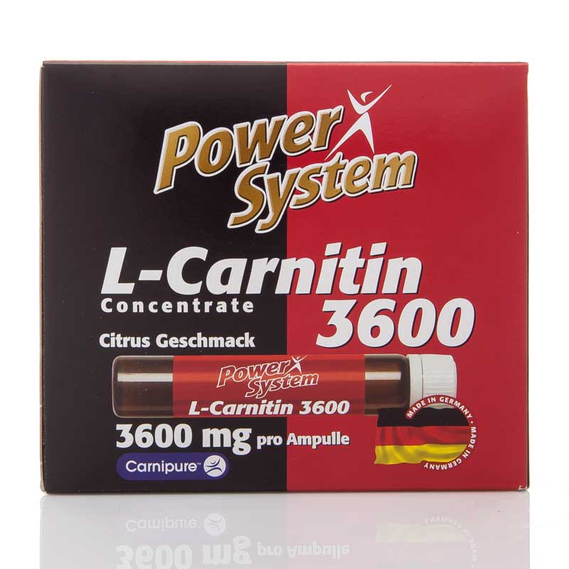 Power System L-Carnitine 3600 Mg 20 Ampül