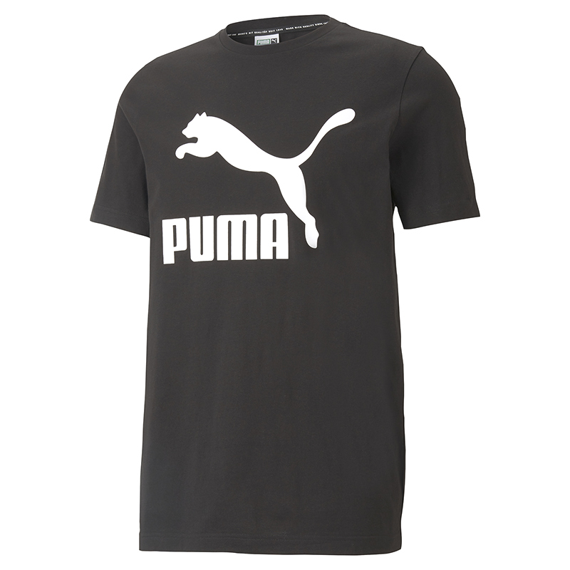 Puma Classics Logo Kısa Kollu T-Shirt Siyah