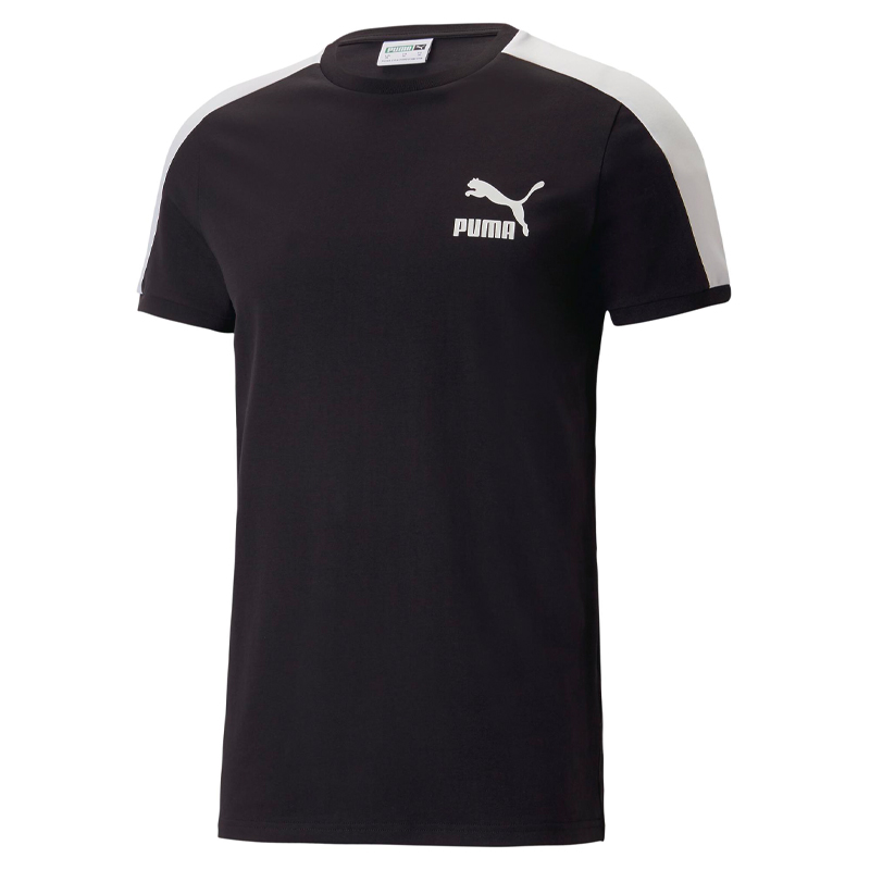 Puma T7 Iconic Kısa Kollu T-Shirt Siyah