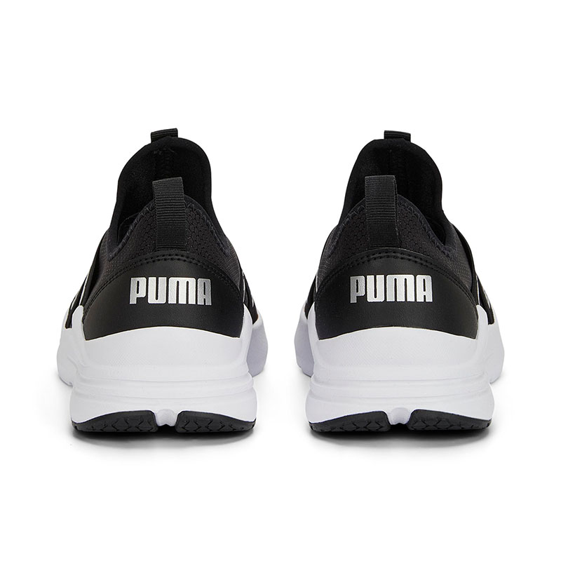 Puma Wired Run Slip-On Metallics Kadın Ayakkabı Siyah