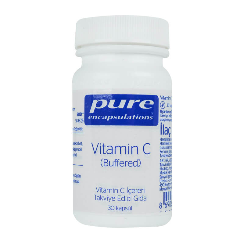 Pure Encapsulations Vitamin C Buffered 30 Kapsül