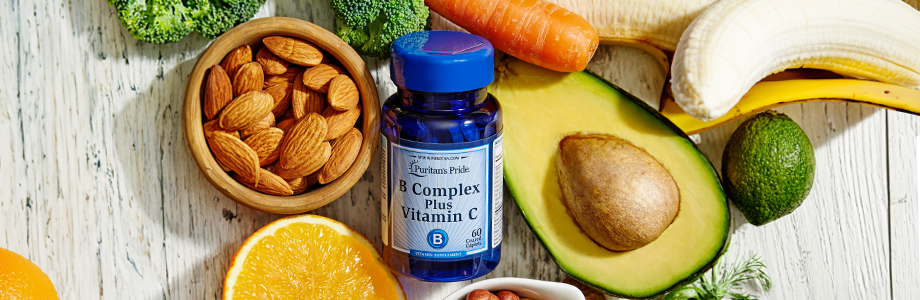 Puritan's Pride B Complex Plus Vitamin C 500 Mg 60 Tablet