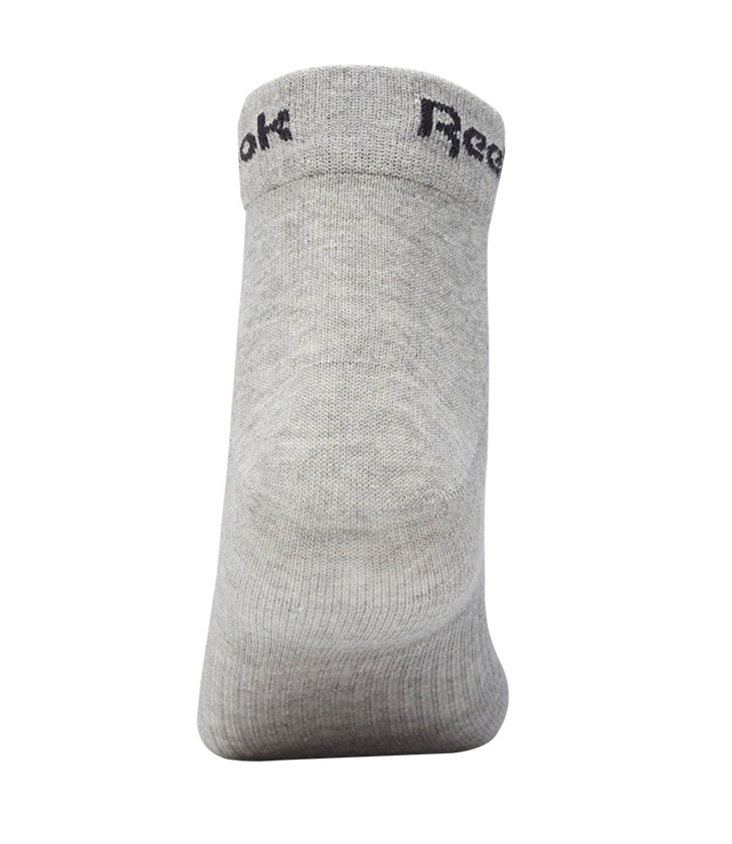 Reebok Active Core Ankle 3'lü Çorap Gri Beyaz Siyah