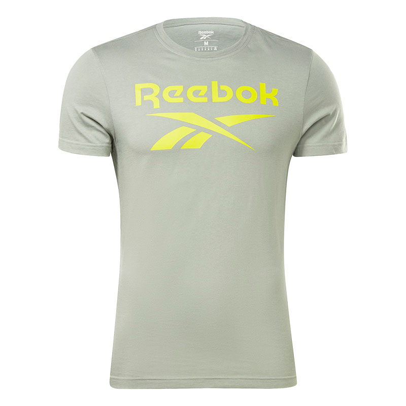 Reebok Big Logo Kısa Kollu T-Shirt Yeşil