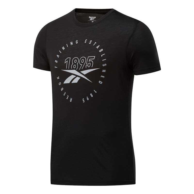 Reebok Graphic Series Speedwick T-Shirt Siyah