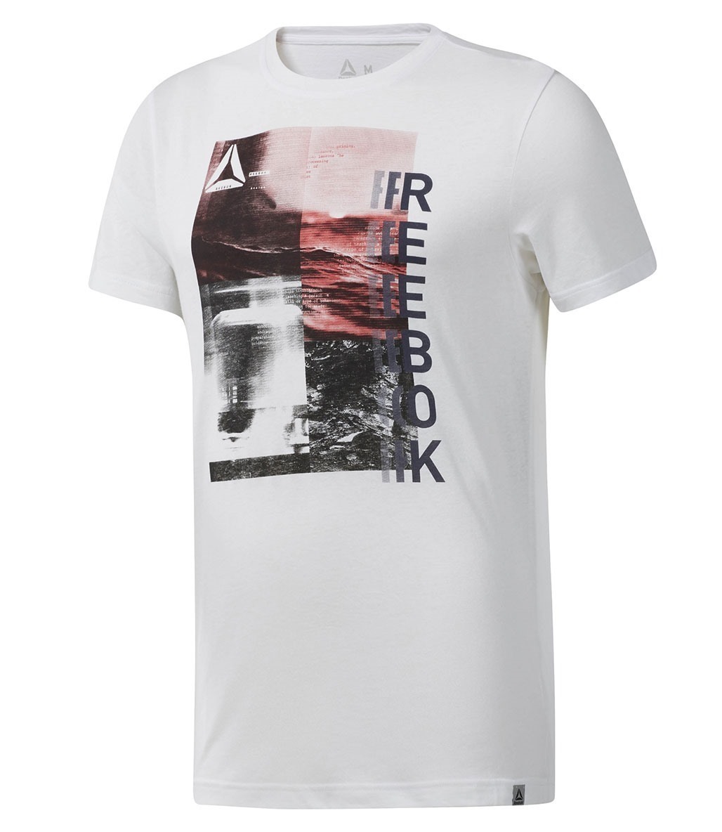 Reebok One Series Training Photo Print Erkek T-Shirt Beyaz