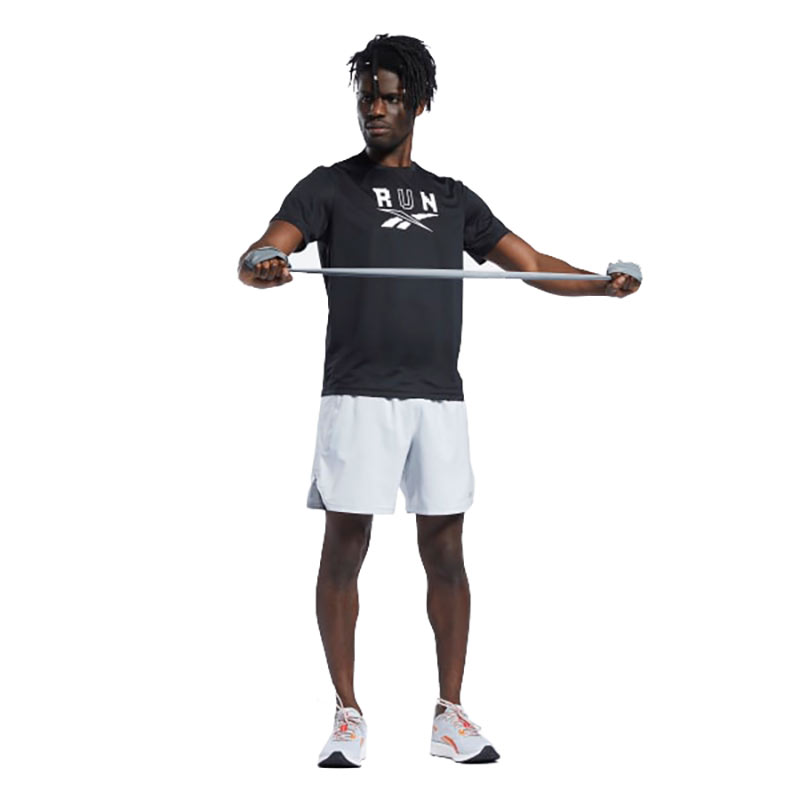 Reebok Running Speedwick Graphic Kısa Kollu T-Shirt Siyah