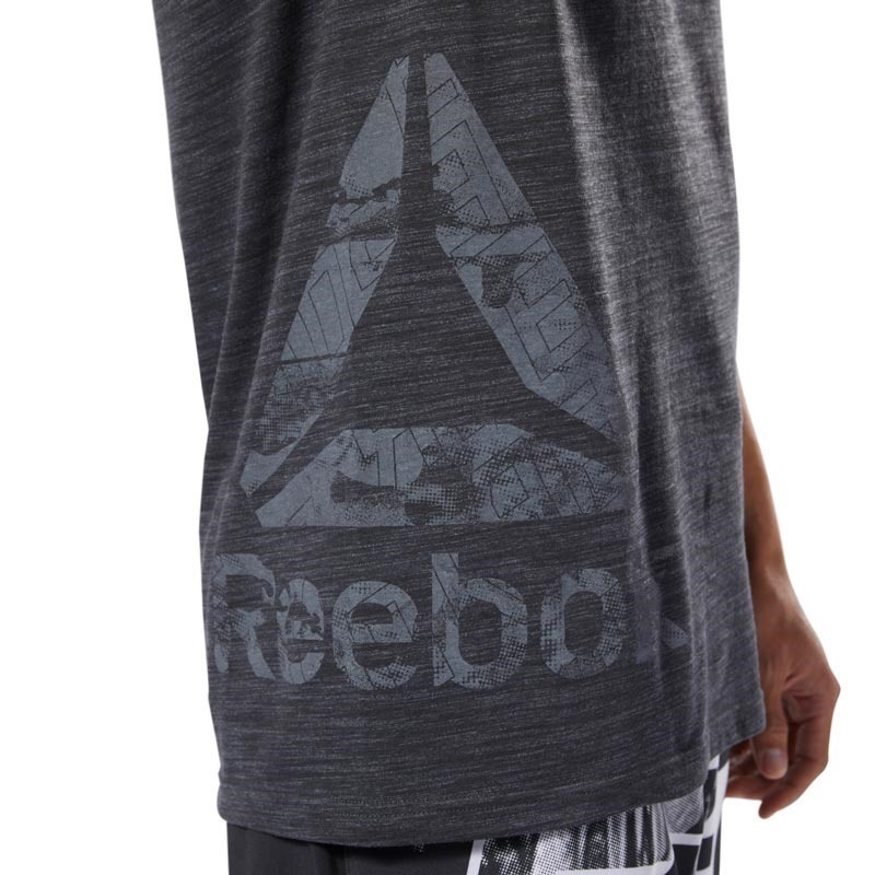 Reebok Training Essentials Marble Group T-Shirt - Siyah