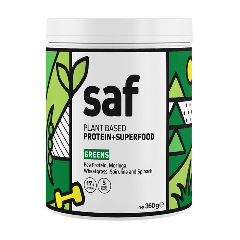 Saf Bitkisel Protein + Superfood Greens Mix 360 Gr