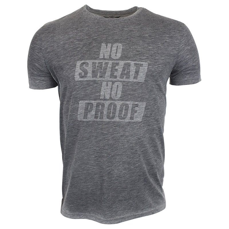 Supplementler No Sweat No Proof T-Shirt Gri Melanj