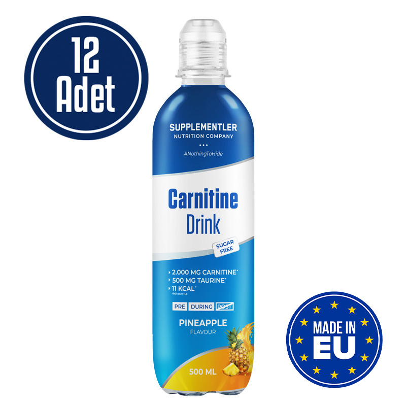 Supplementler.com Carnitine Drink 500 mL 12 Adet