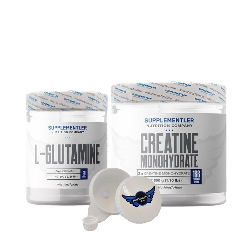 Supplementler.com Creatine 500 Gr + Glutamine 300 Gr Kombinasyonu