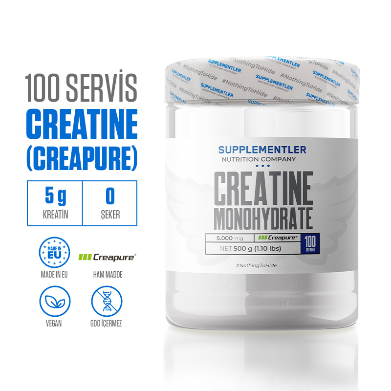 Supplementler.com Creatine (Creapure®) 500 Gr
