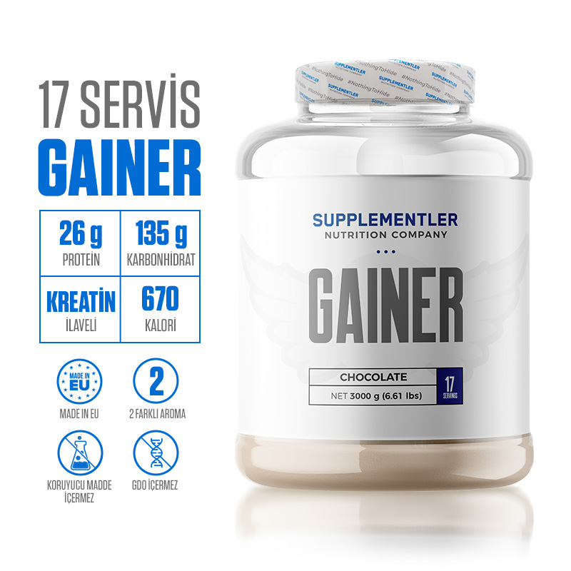 Supplementler.com Gainer 3000 Gr
