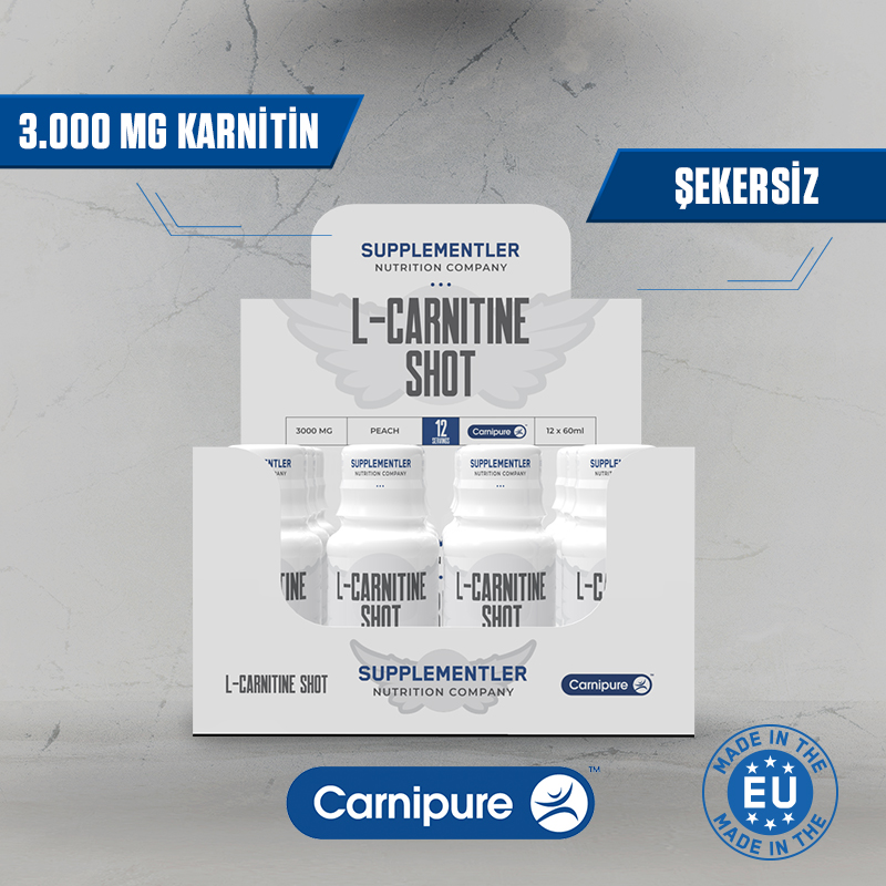Supplementler.com L-Carnitine Shot 3000 Mg 12 Ampul