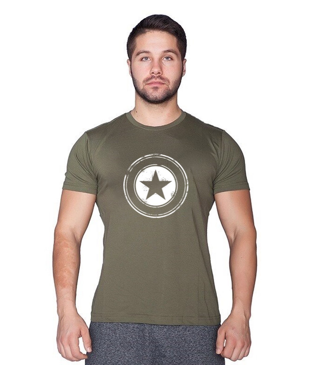 Supplementler.com Star T-Shirt Yeşil
